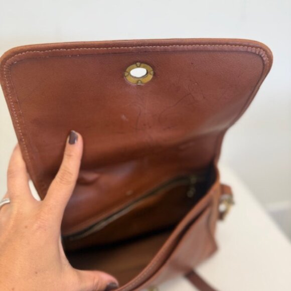 COACH VINTAGE BAG #5047 PRE OWN  BROWN COLOR - Picture 7 of 9